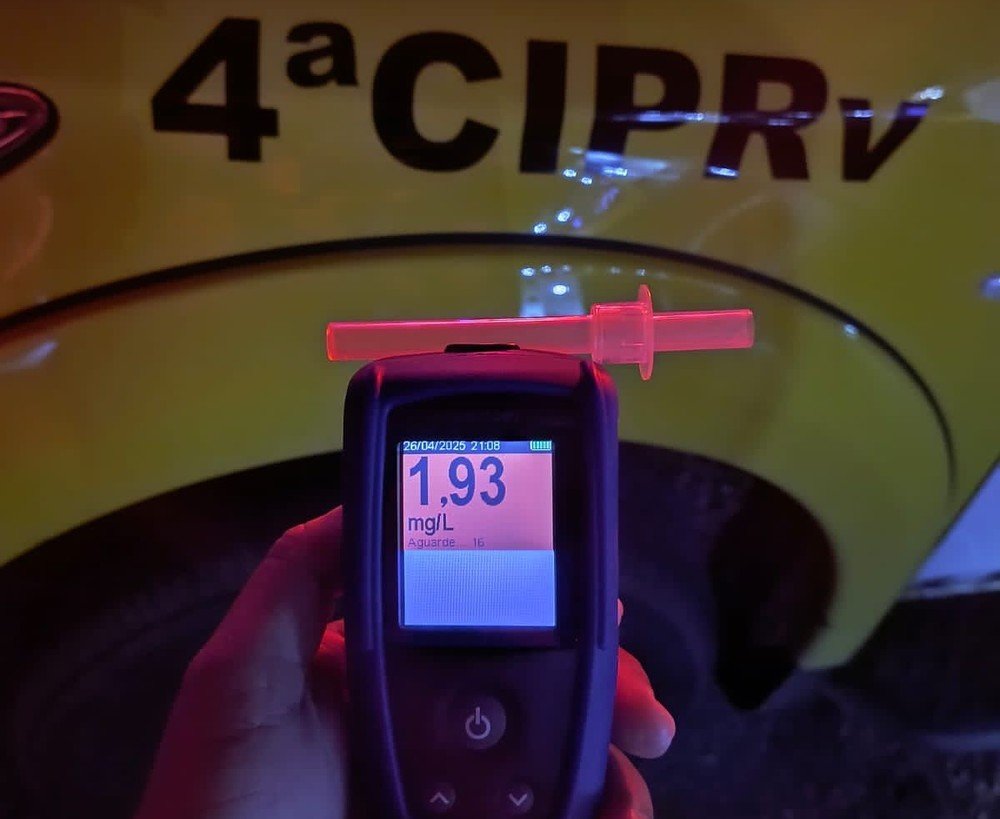 PM prende homem por dirigir embriagado com o maior índice de álcool já registrado no RN.