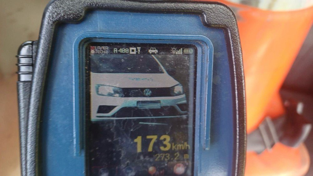 Veículo é flagrado a 173 km/h na BR-101, no RN