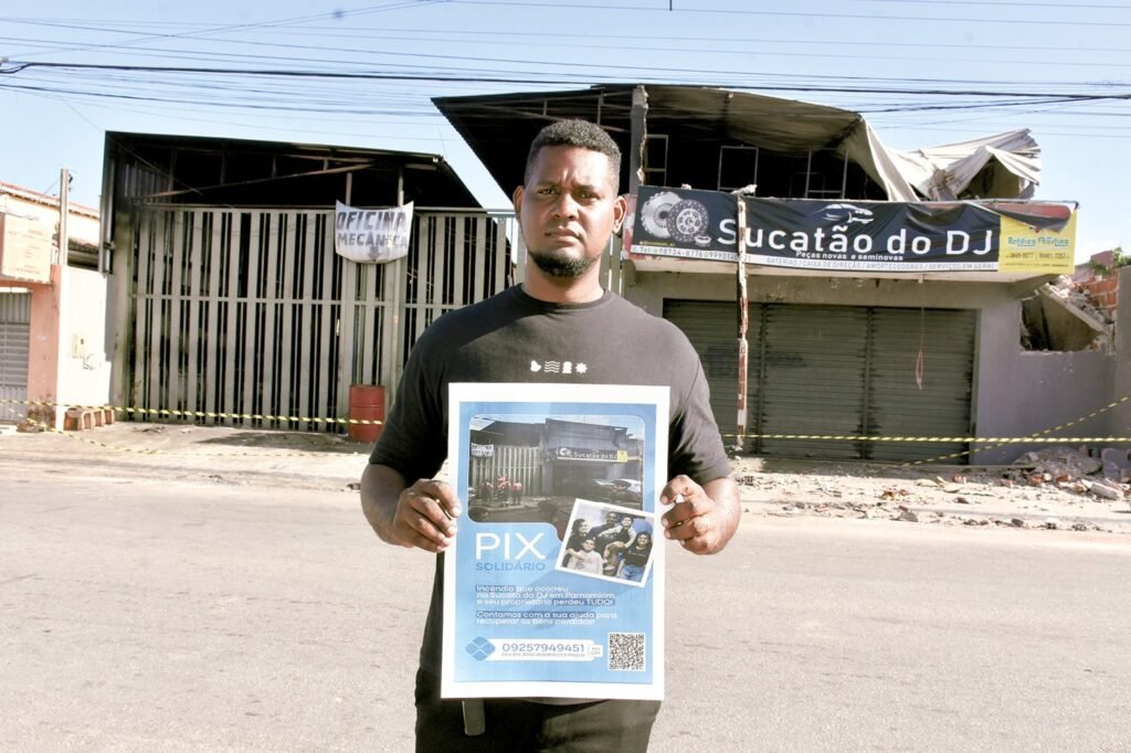 Empresário perde oficina em incêndio em Parnamirim e inicia campanha para recomeçar