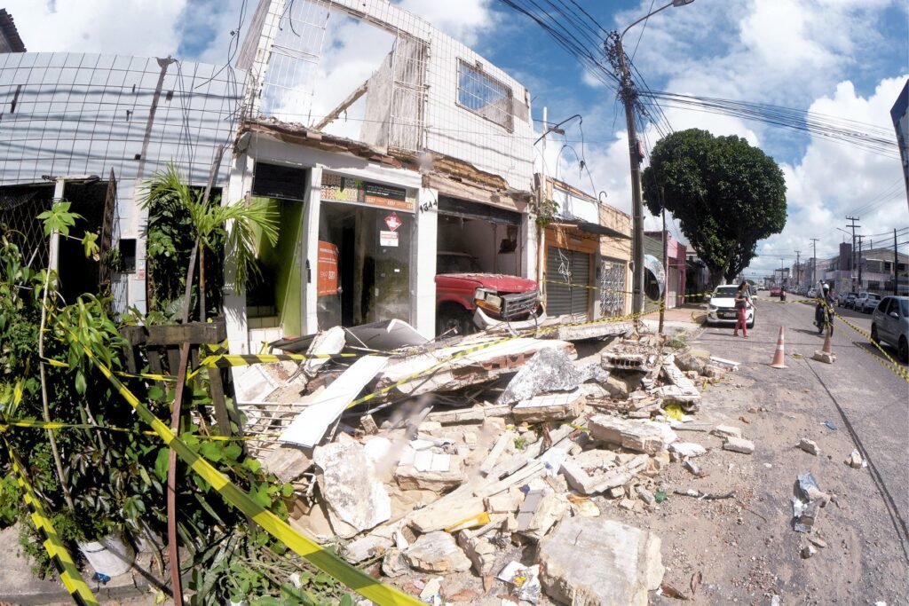 Desabamentos em Natal expõem falhas em fiscalização e alertam para risco estrutural em imóveis