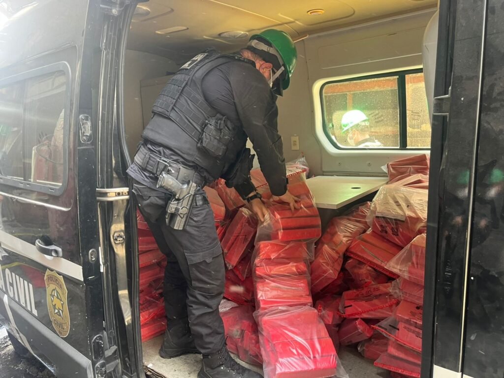 Polícia civil realiza incineração de mais de 01 (uma) tonelada de drogas na Grande Natal