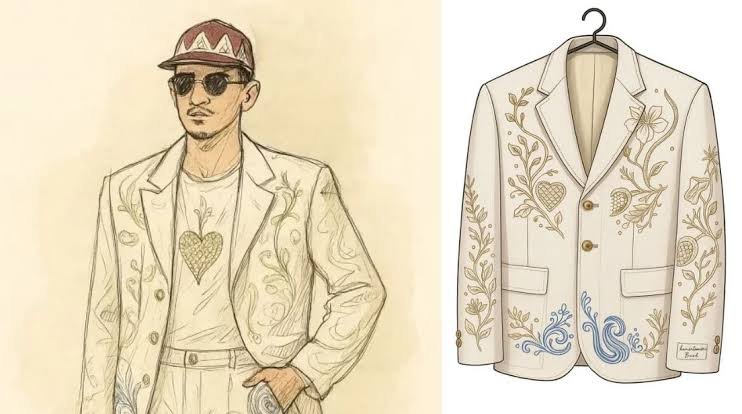 Bordados de Timbaúba dos Batistas ganham destaque no Grammy Latino com figurino de João Gomes