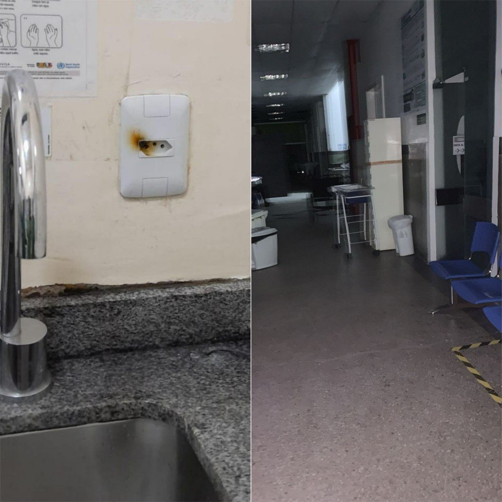 Falha elétrica na Januário Cicco sobrecarrega Hospital Santa Catarina e provoca longas esperas