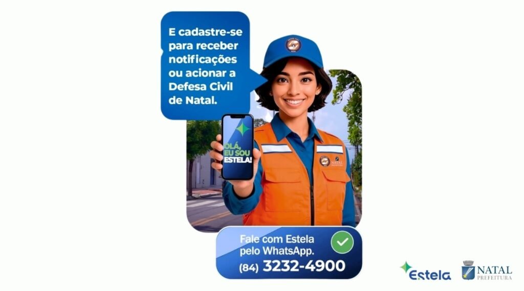 Assistente virtual da Prefeitura funciona como canal direto para acionar a Defesa Civil